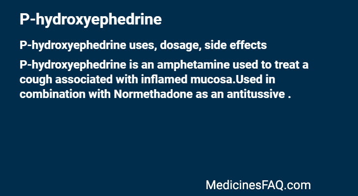 P-hydroxyephedrine