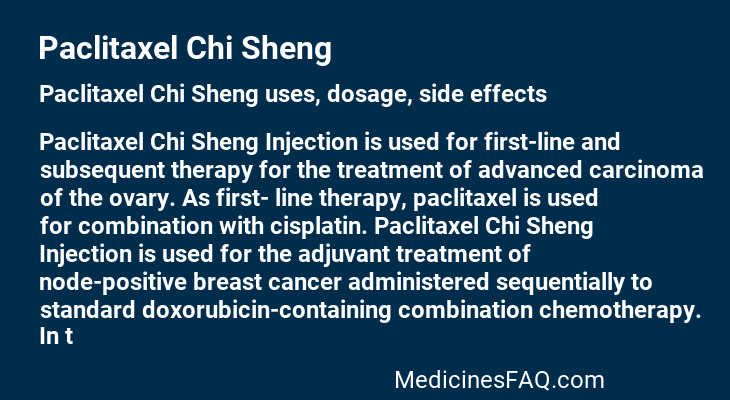 Paclitaxel Chi Sheng