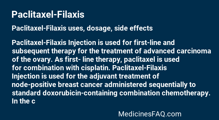 Paclitaxel-Filaxis