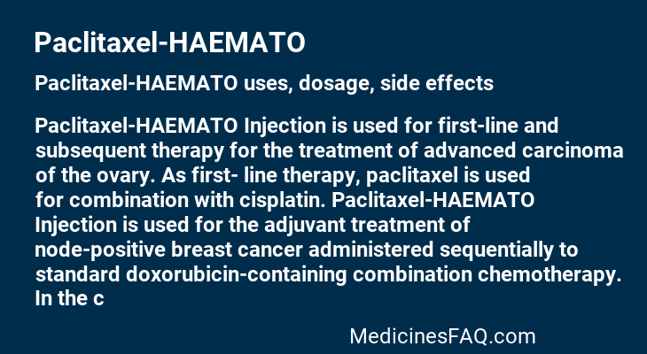 Paclitaxel-HAEMATO