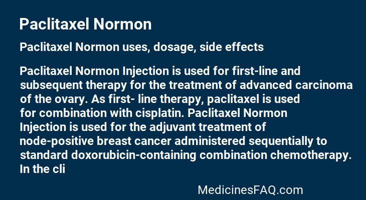 Paclitaxel Normon