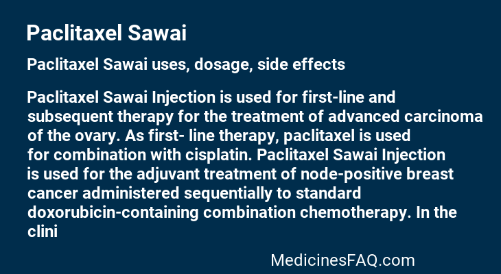 Paclitaxel Sawai