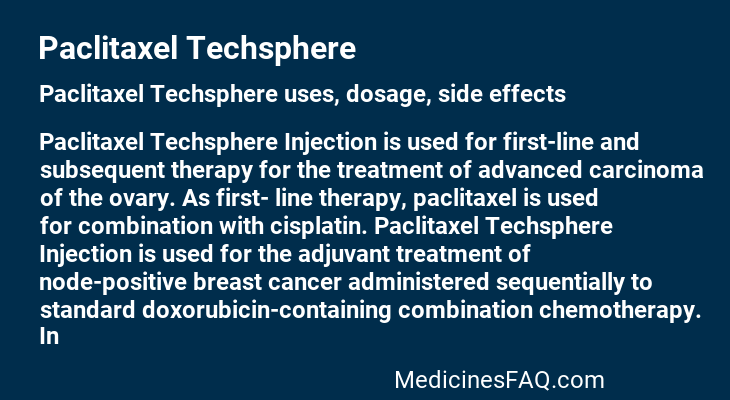 Paclitaxel Techsphere