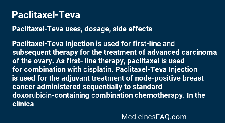 Paclitaxel-Teva