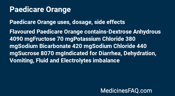Paedicare Orange