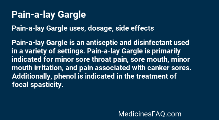 Pain-a-lay Gargle