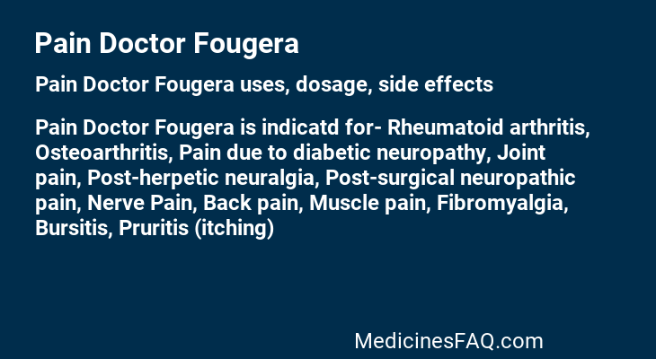 Pain Doctor Fougera