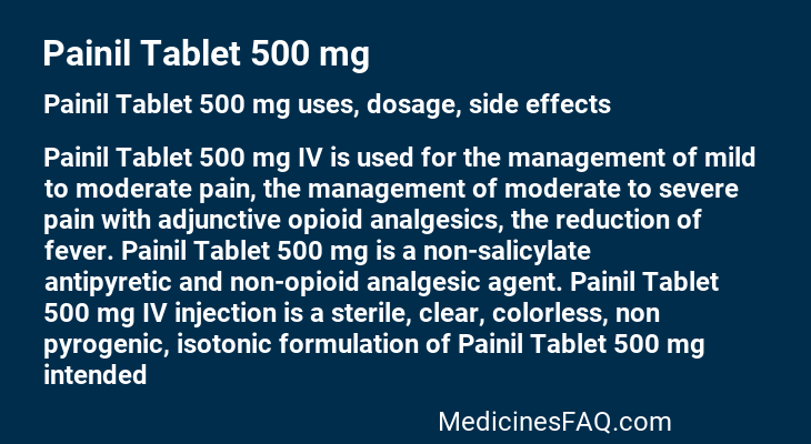 Painil Tablet 500 mg