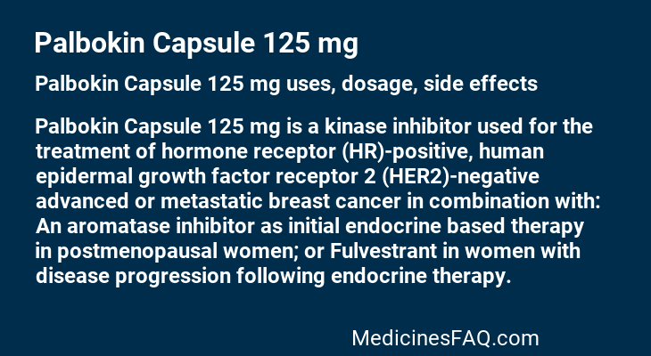 Palbokin Capsule 125 mg