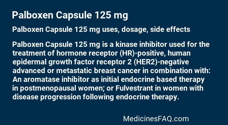 Palboxen Capsule 125 mg