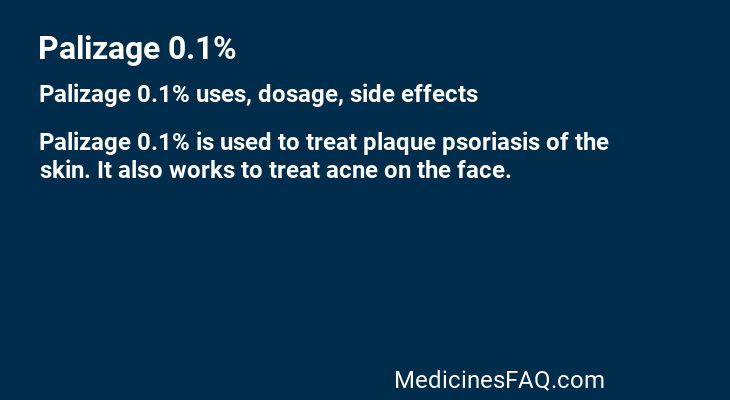 Palizage 0.1%