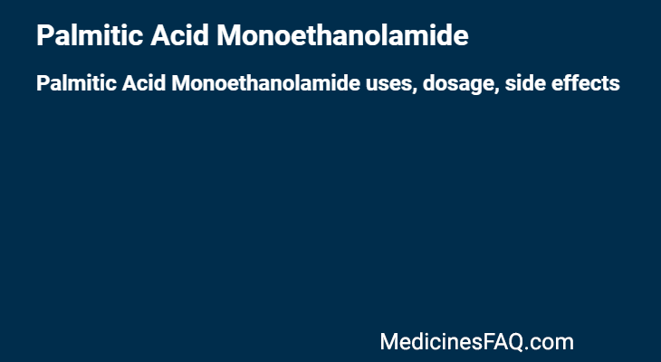 Palmitic Acid Monoethanolamide