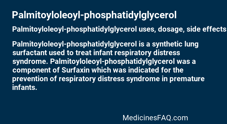 Palmitoyloleoyl-phosphatidylglycerol