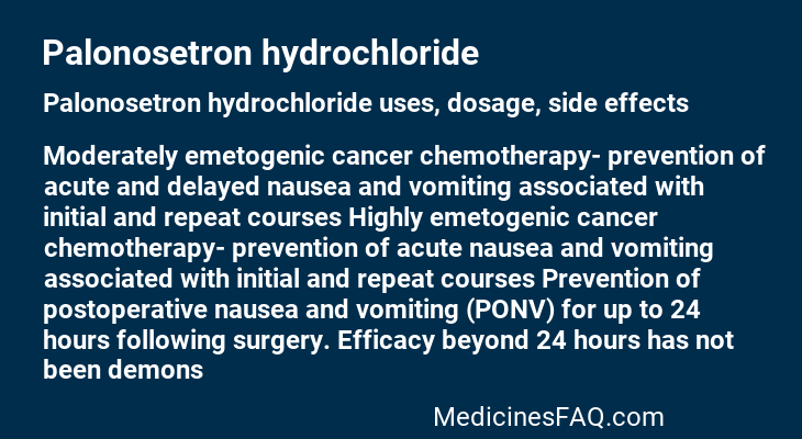 Palonosetron hydrochloride