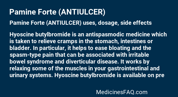 Pamine Forte (ANTIULCER)