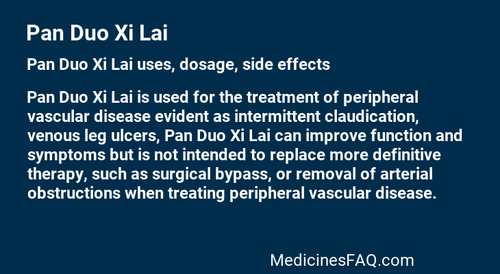 Pan Duo Xi Lai