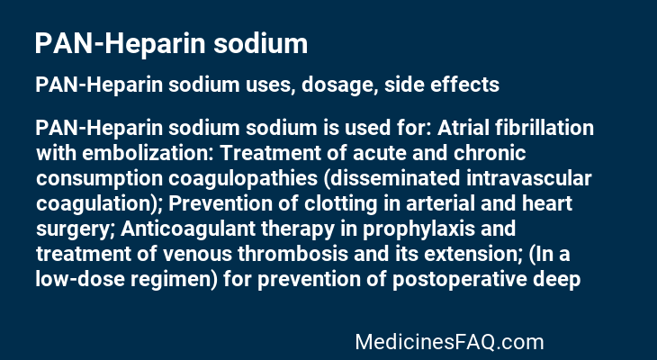 PAN-Heparin sodium
