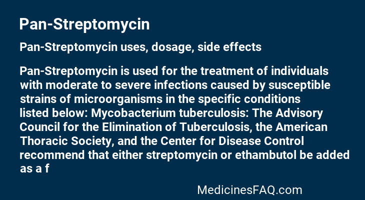Pan-Streptomycin
