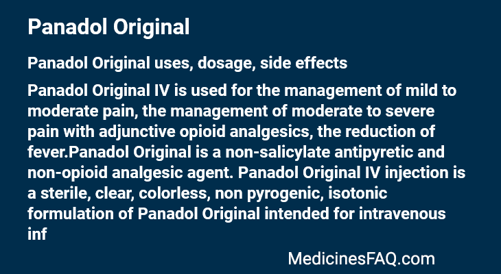 Panadol Original