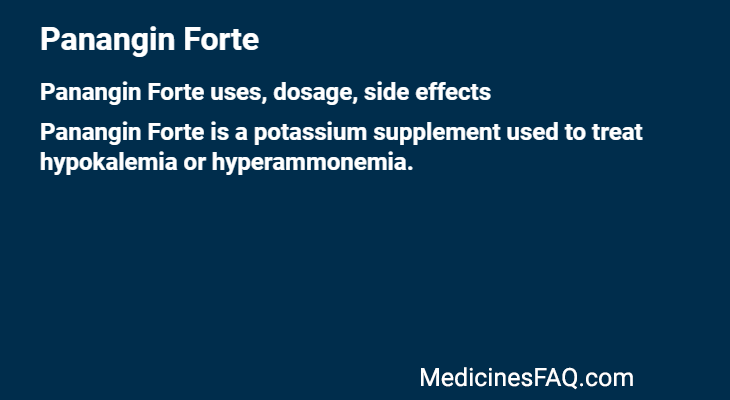 Panangin Forte