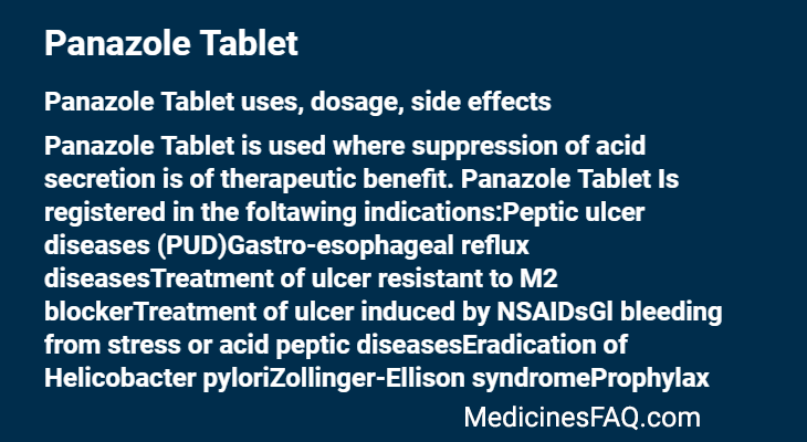 Panazole Tablet