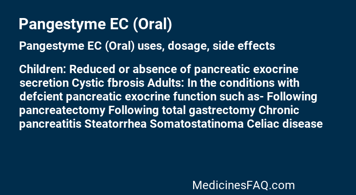 Pangestyme EC (Oral)