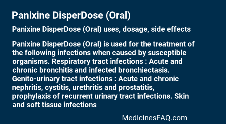 Panixine DisperDose (Oral)
