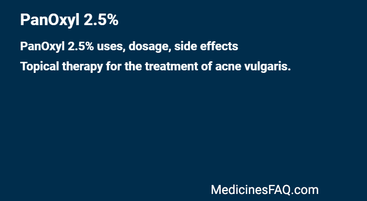 PanOxyl 2.5%