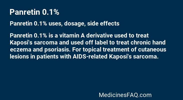 Panretin 0.1%