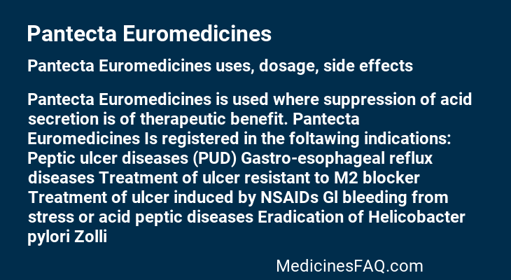 Pantecta Euromedicines