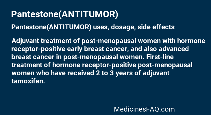 Pantestone(ANTITUMOR)