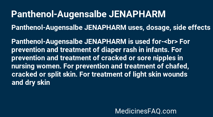 Panthenol-Augensalbe JENAPHARM