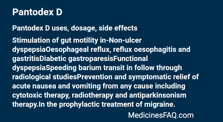 Pantodex D