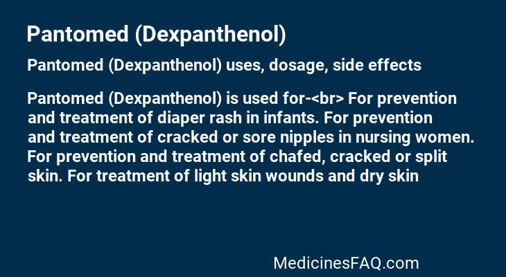 Pantomed (Dexpanthenol)