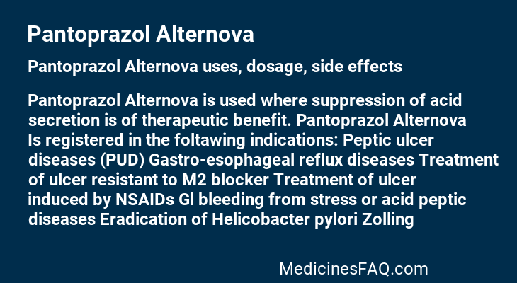 Pantoprazol Alternova