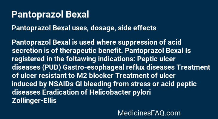 Pantoprazol Bexal