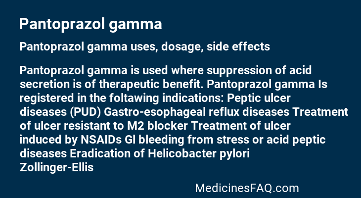 Pantoprazol gamma