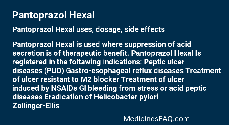 Pantoprazol Hexal