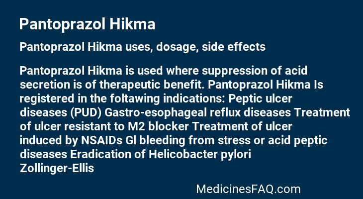 Pantoprazol Hikma