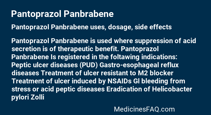 Pantoprazol Panbrabene