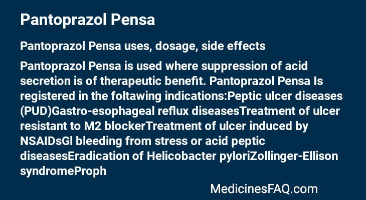 Pantoprazol Pensa