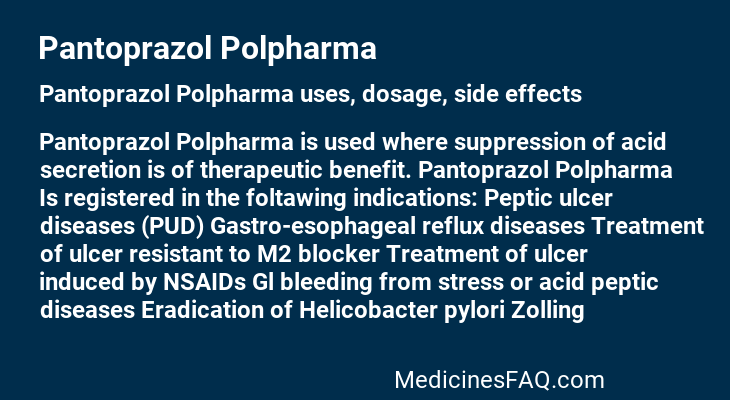 Pantoprazol Polpharma