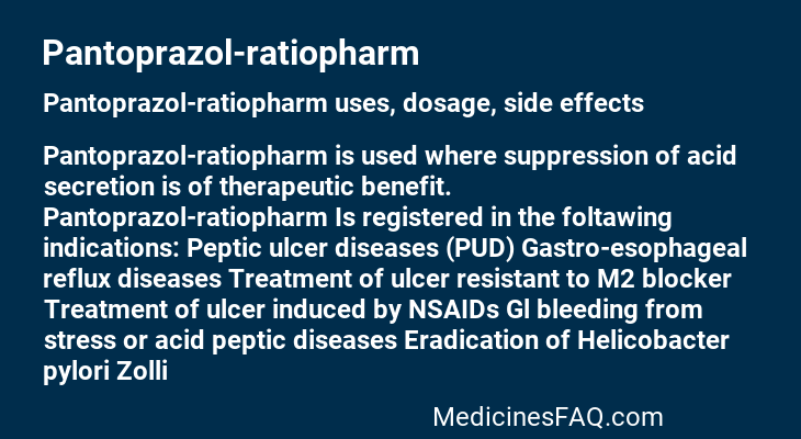 Pantoprazol-ratiopharm