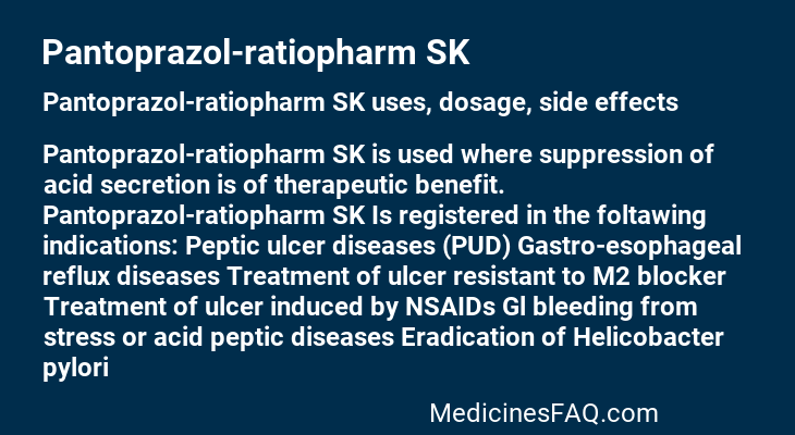 Pantoprazol-ratiopharm SK