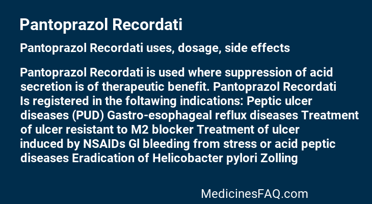 Pantoprazol Recordati