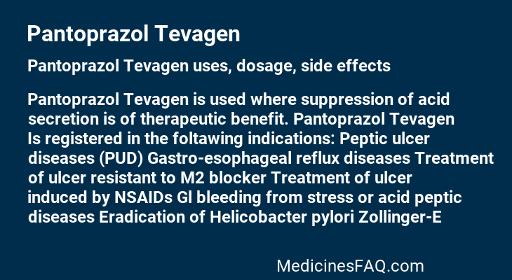 Pantoprazol Tevagen