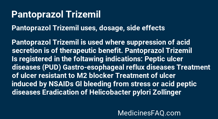 Pantoprazol Trizemil