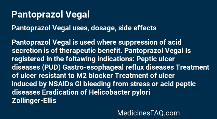 Pantoprazol Vegal