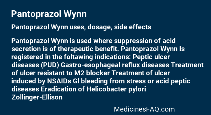 Pantoprazol Wynn