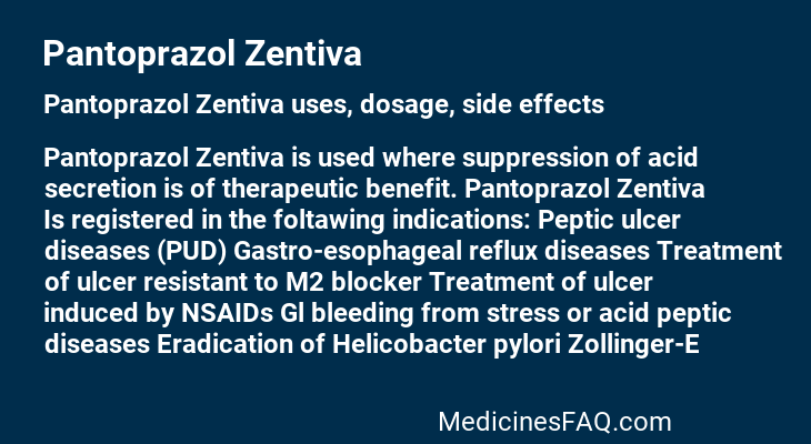 Pantoprazol Zentiva